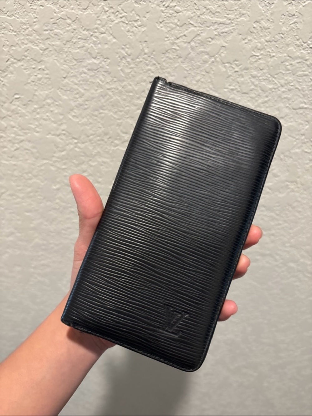 Louis Vuitton Malletier Long Bifold Wallet Black